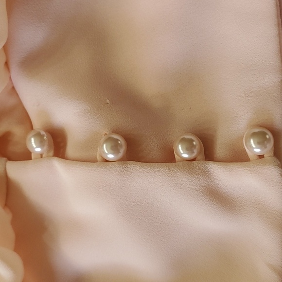 Liz Robers, vintage blouse. Size 12. Long sleeves, chiffon, lovely pearl buttons - Picture 12 of 12